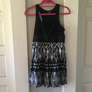Black and White Skater Sundress